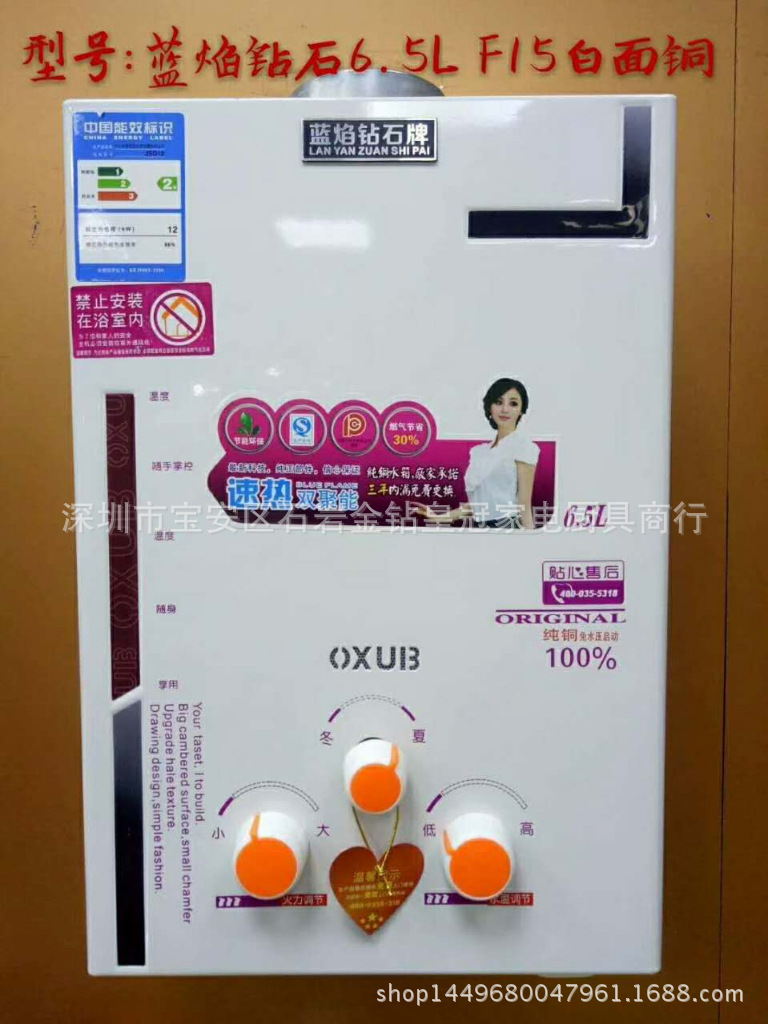 Manufactor wholesale Gas water heater LPG household Gas Shower Room heater Tankless heater