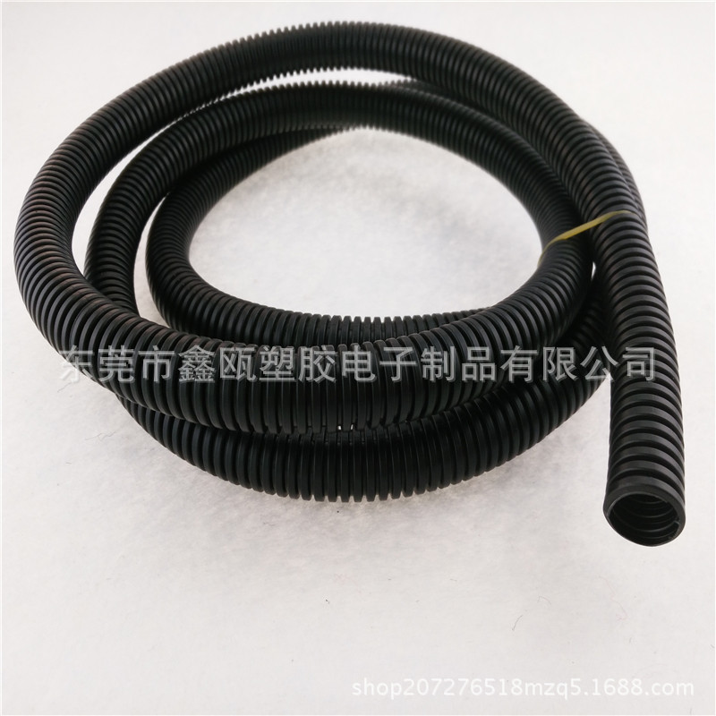 工厂批发 AD13黑色PE穿线管 PP塑料波纹管 PA电线保护管
