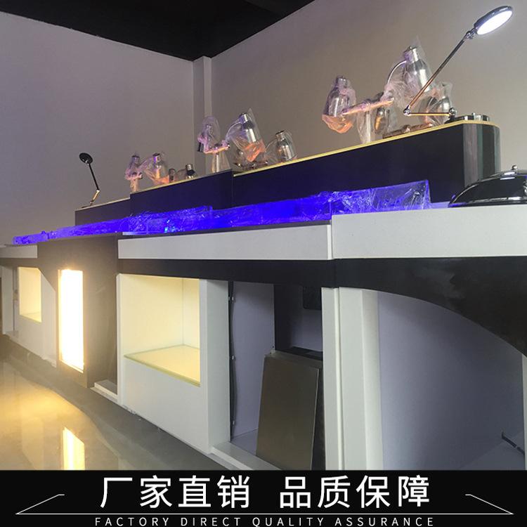 专业设计 发光自助餐台 酒店餐饮用品 自助餐台美食陈列