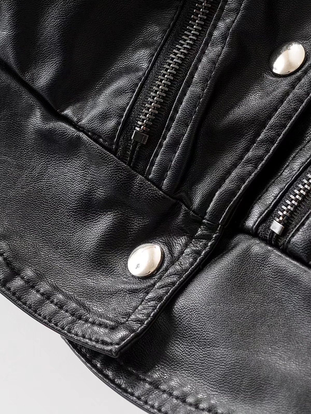 Gilet femme en Cuir PU - Ref 3318156 Image 4