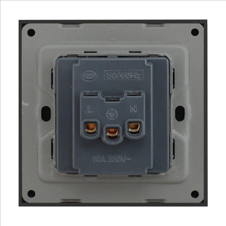 Panel Combinado de Interruptor y Tomacorriente de Placa de Aluminio Personalizable para Hotel y Mesita de Noche