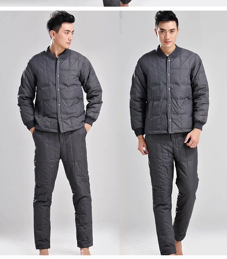 Long-sleeve for elderly, down jacket, set, keep warm liner for adults, for middle age