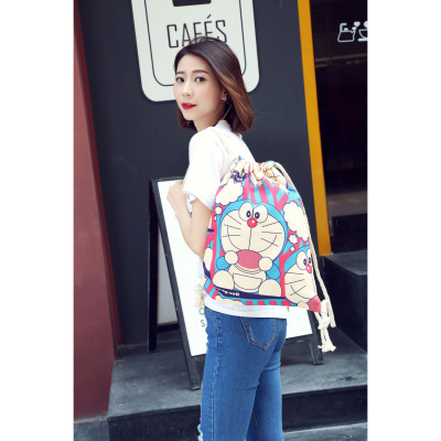 621双肩抽绳包蓝胖子束口袋数码印花束口背包定制LOGO厂家批发|ms