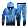 Male casual pants jogging pants sports pants forest forest 3D stereoscopic pants