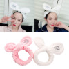 Cute hairgrip for face washing with bow, headband, face mask, scarf, hair accessory, Korean style