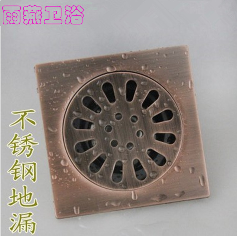 Stainless steel thickening To fake something antique the floor drain hotel engineering Dedicated Deodorant Floor drain 3 Bathroom bathroom Special Offer