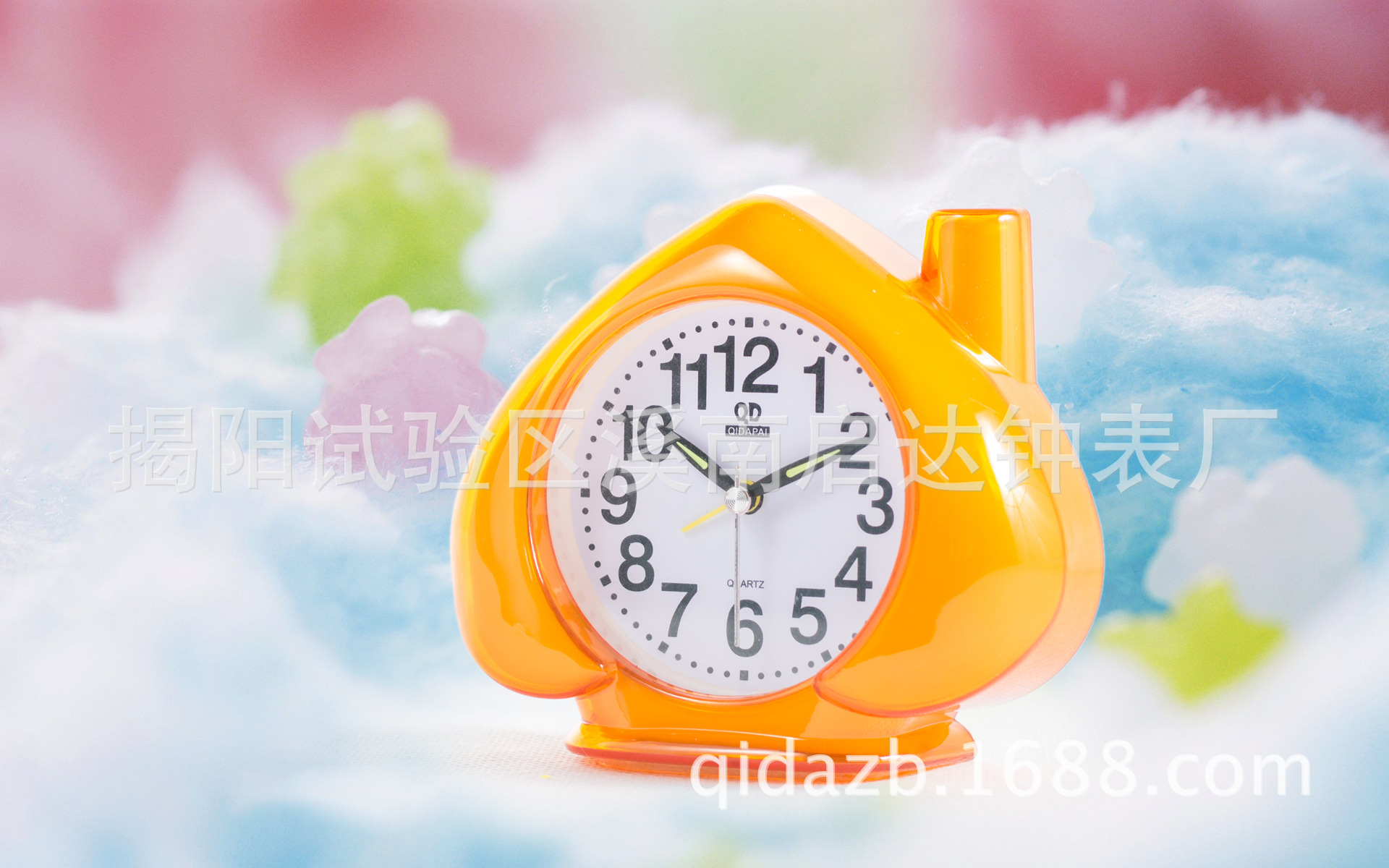 Reloj despertador de cristal transparente - Diseño creativo y moderno - Para dormitorio y escritorio