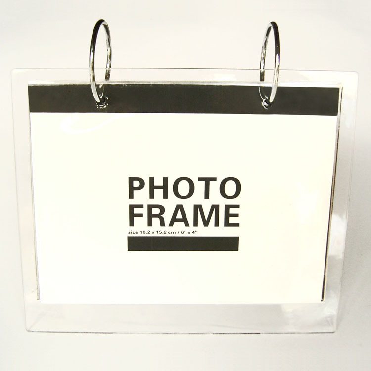 Factory wholesale Simplicity 6 inch Photo frame pvc Retro Personalized Photo Frame