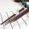 Japan and South Korea -style quadrilateral iron knife wood chopsticks home daily wood nude chopsticks creative eating original wood pointed sushi chopsticks