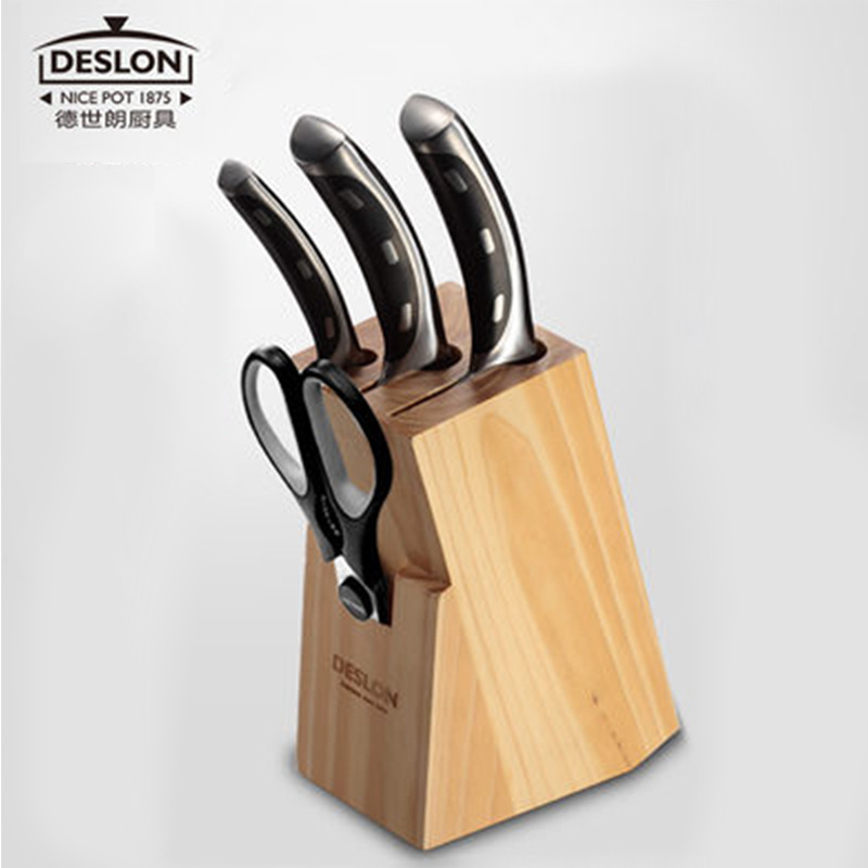 批发 德世朗 厨房套刀 LY-TZ001-4 家用菜刀水果刀三德刀三件套