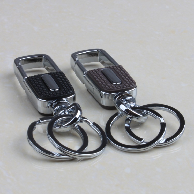 金属钥匙扣腰挂汽车钥匙链圈 定制logo 创意礼品