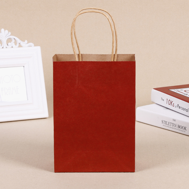 各类服装牛皮纸手提袋定做印logo购物礼品袋环保手提纸袋