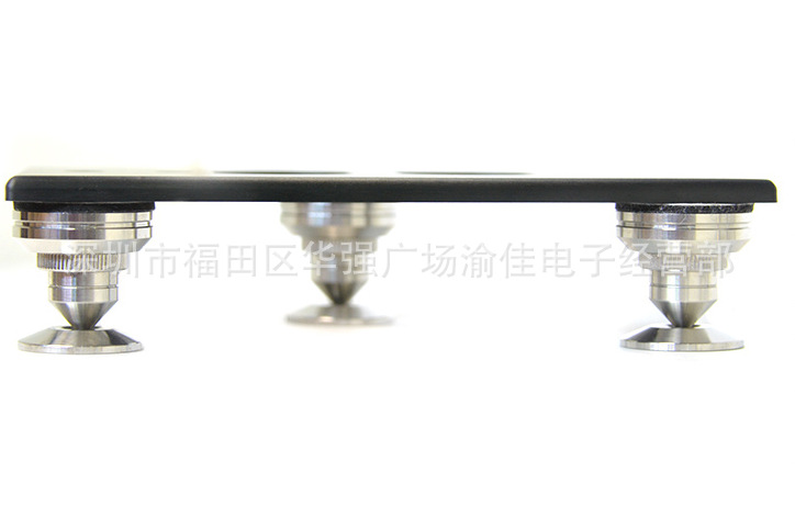 Acrolink yagao puro acero a prueba de golpes uñas Pie de acero inoxidable audio a prueba de golpes pie de metal pad