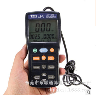 台湾泰仕TES-1341热线式风速仪 （带软件，记忆功能 ）