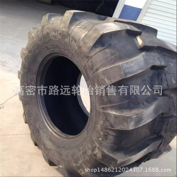 现货两头忙工程轮胎 19.5L-24 R-4花纹 装载机轮胎