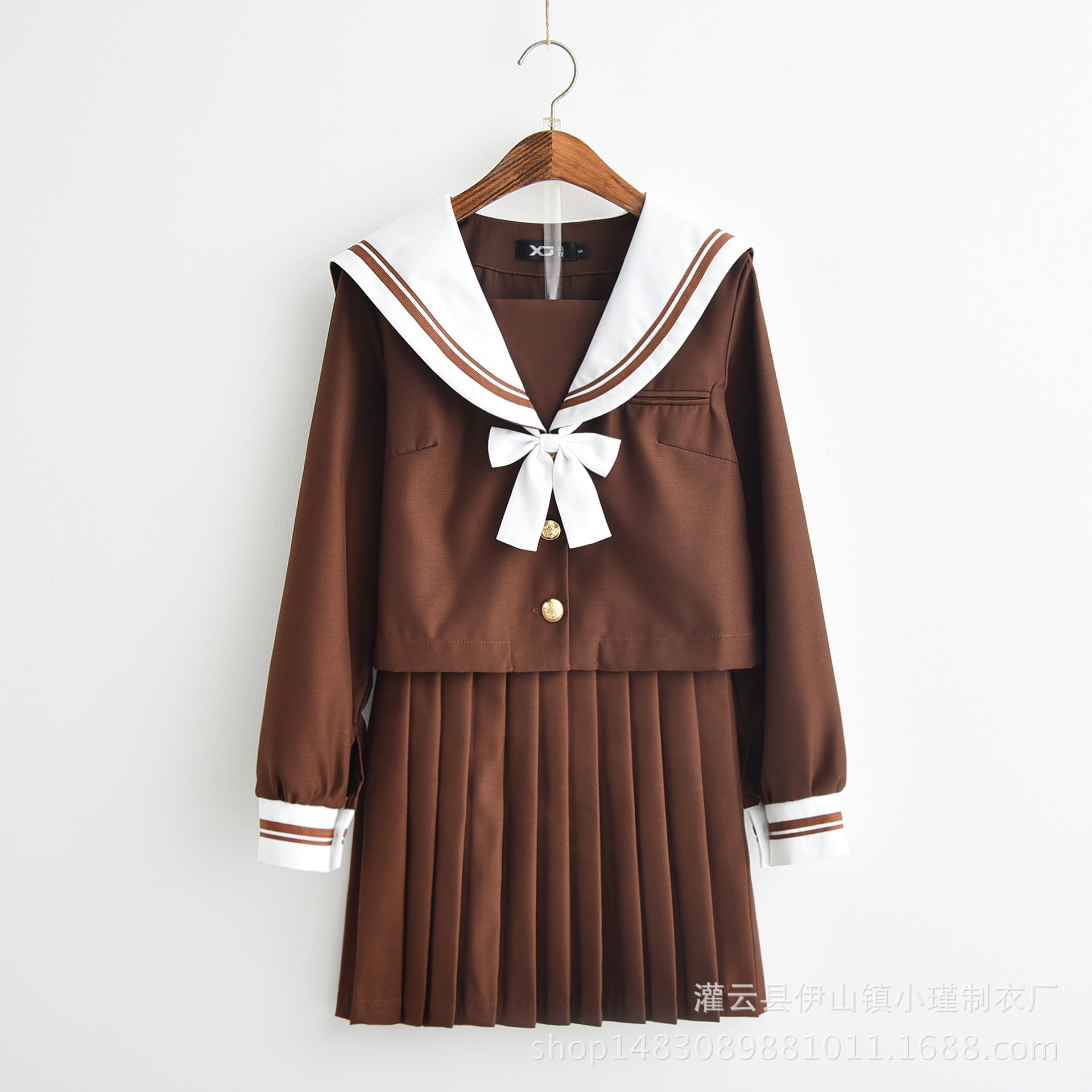 清仓日系中间服秋冬款长袖jk制服水手服女学生校服班服学院风套装 阿里巴巴