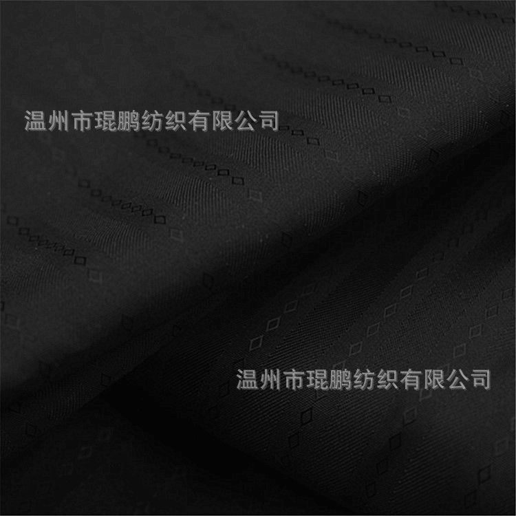 服装里布涤纶提花布梭织条纹布料休闲装西服用布