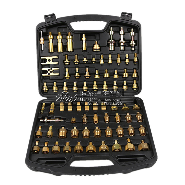 纯铜汽车空调维修检漏工具 测漏查漏试漏检漏堵头亚洲欧美混合版