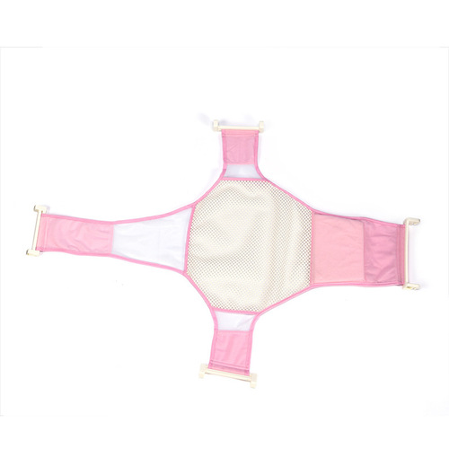 Manufacturer wholesale children's bath net infant cross-shaped bath bed baby bath net scoop adjustable shower net bath bed