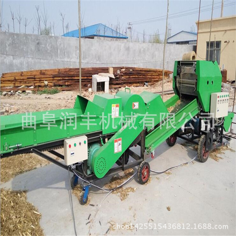 杂草打捆包膜机 拉伸膜青贮打捆包膜机 土豆秧打捆包膜机