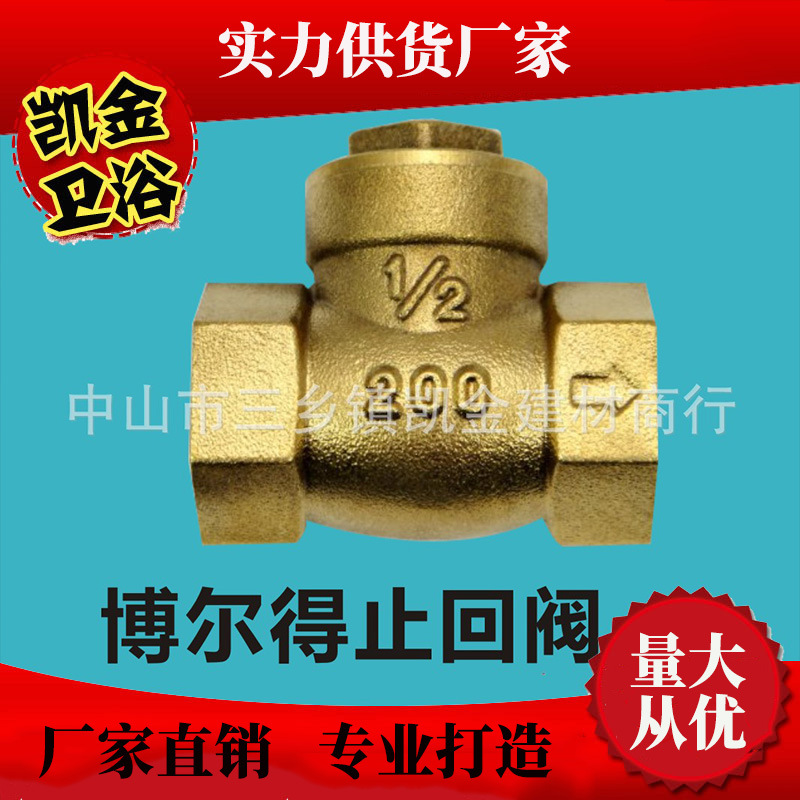 博尔得黄铜单向阀/止回阀/止水阀|ru