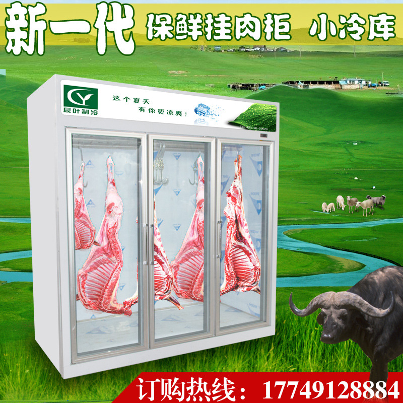 鲜肉柜挂肉柜大肉冷藏展示柜 立式商用猪牛羊肉不锈钢保鲜柜冷柜