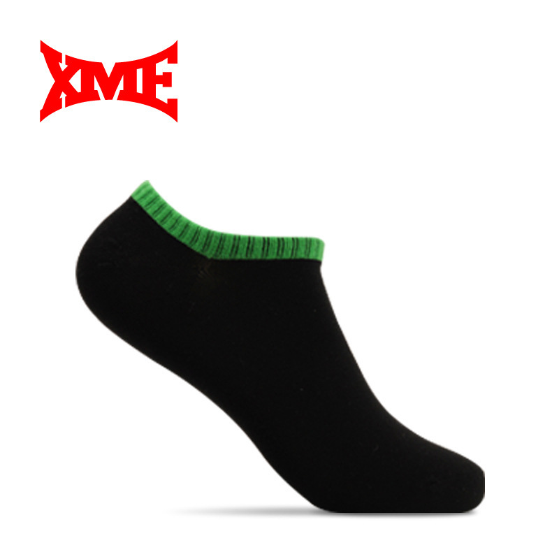 Processing customized XME combed cotton color matching men's fashion sports boat Socks sweat-absorbent breathable short socks