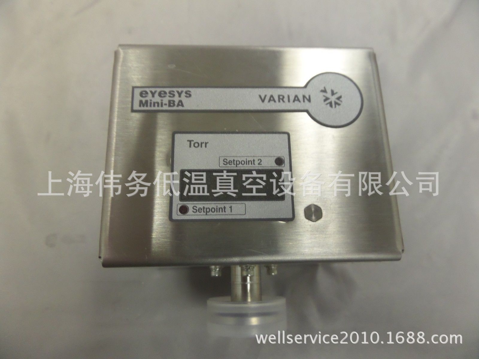 Varian Eyesys MINI B/A Vacuum Gauge R015032101