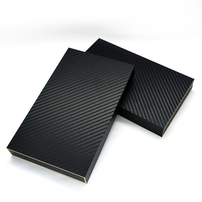 适用苹果手机壳包装盒华为碳纤维手机壳包装木盒印logo现货工厂