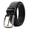 Men's leather belt for leisure