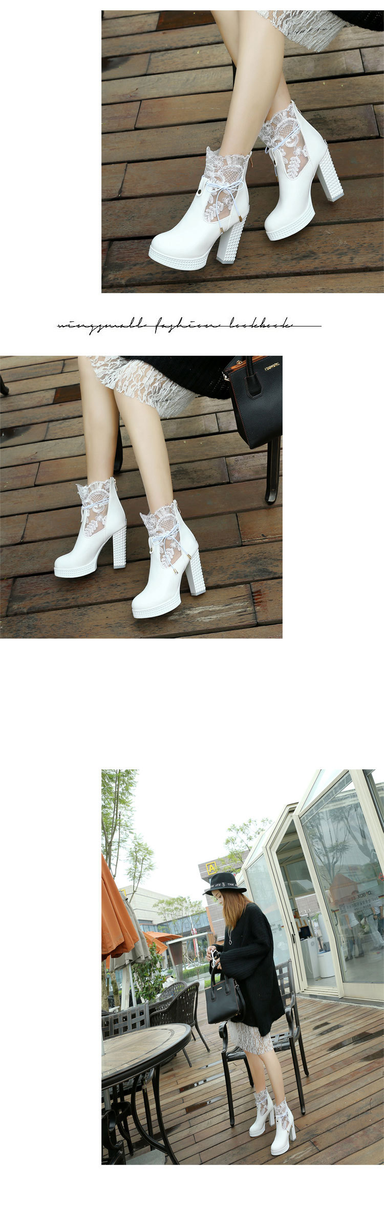 Bottes femme en PU artificiel - Ref 3355040 Image 15