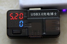 USB3.0充电博士 电压电流检测表充电宝移动电源容量测试仪 高精密