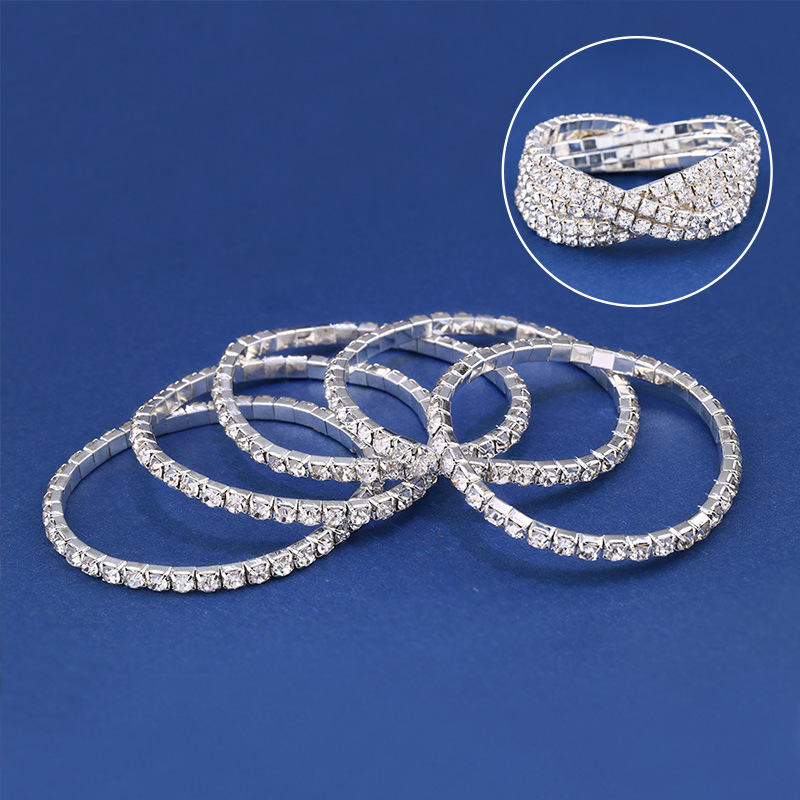 Fashion Crystal With Rhinestone Bracelet display picture 7