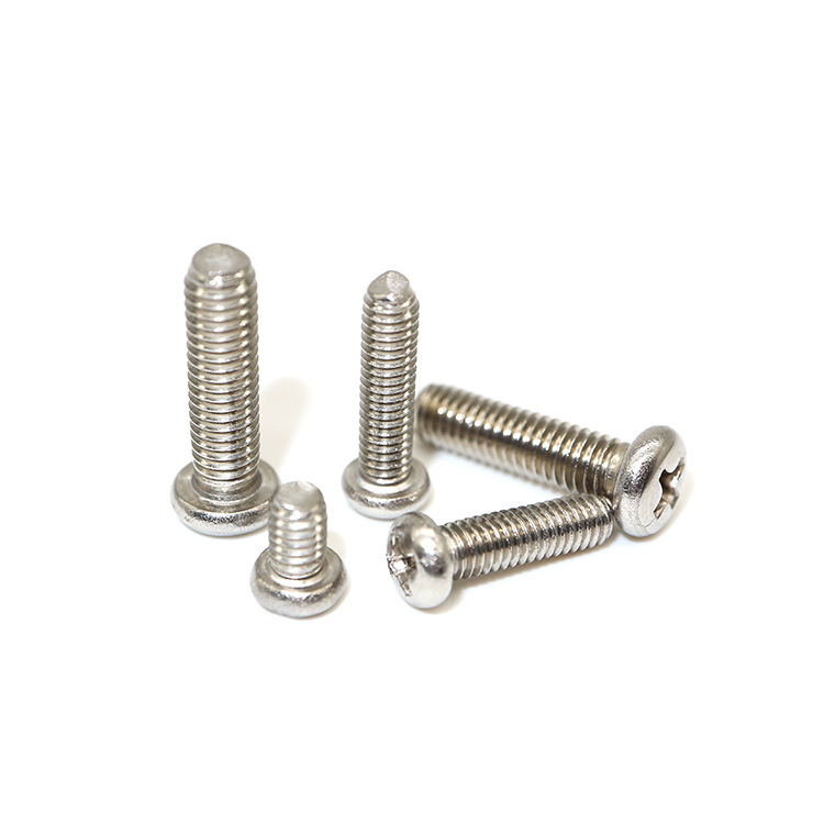 定制厂家pm圆头m4十字机牙螺丝m5镀锌紧固件螺钉m6盘头螺丝钉批发