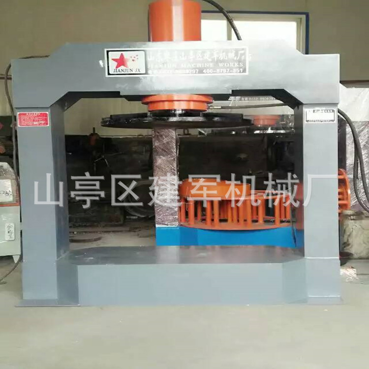 建军机械出售实心轮胎压胎机 铲车板车轮胎拆装机