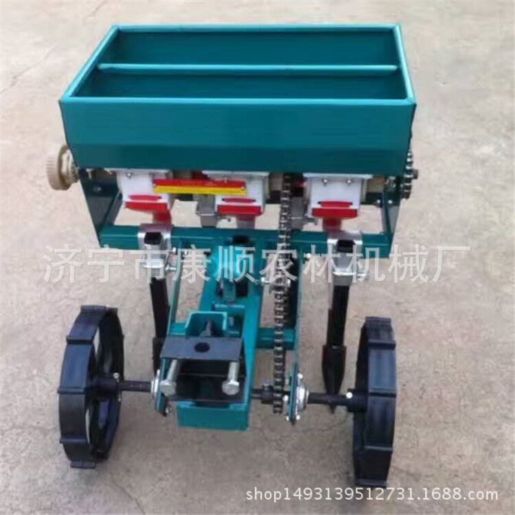 手扶带4/6行小麦播种机 手扶玉米黄豆播种机 手推式苞米豆播种机