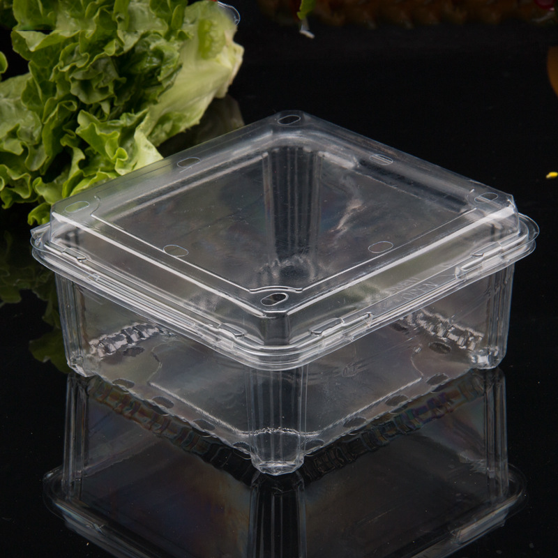 一次性水果加厚方形透明塑料水果保鲜盒蔬菜保鲜盒厂家批发