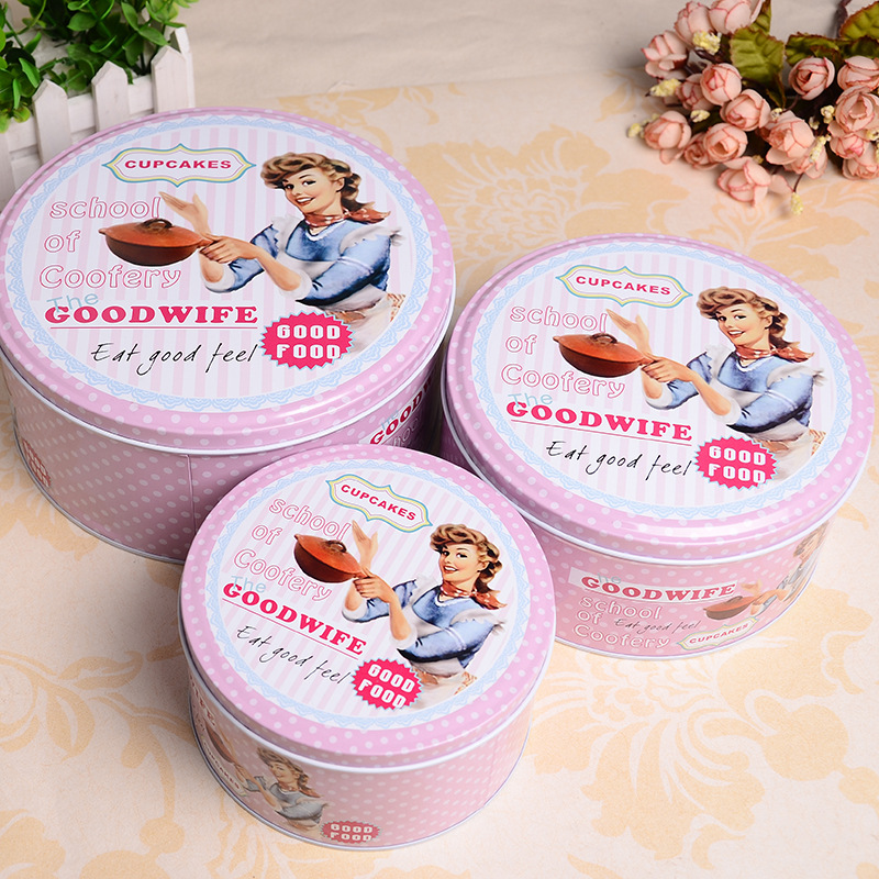 美式盒马口铁收纳盒糖果饼干杂物/首饰/铁盒 厂家直销 批发