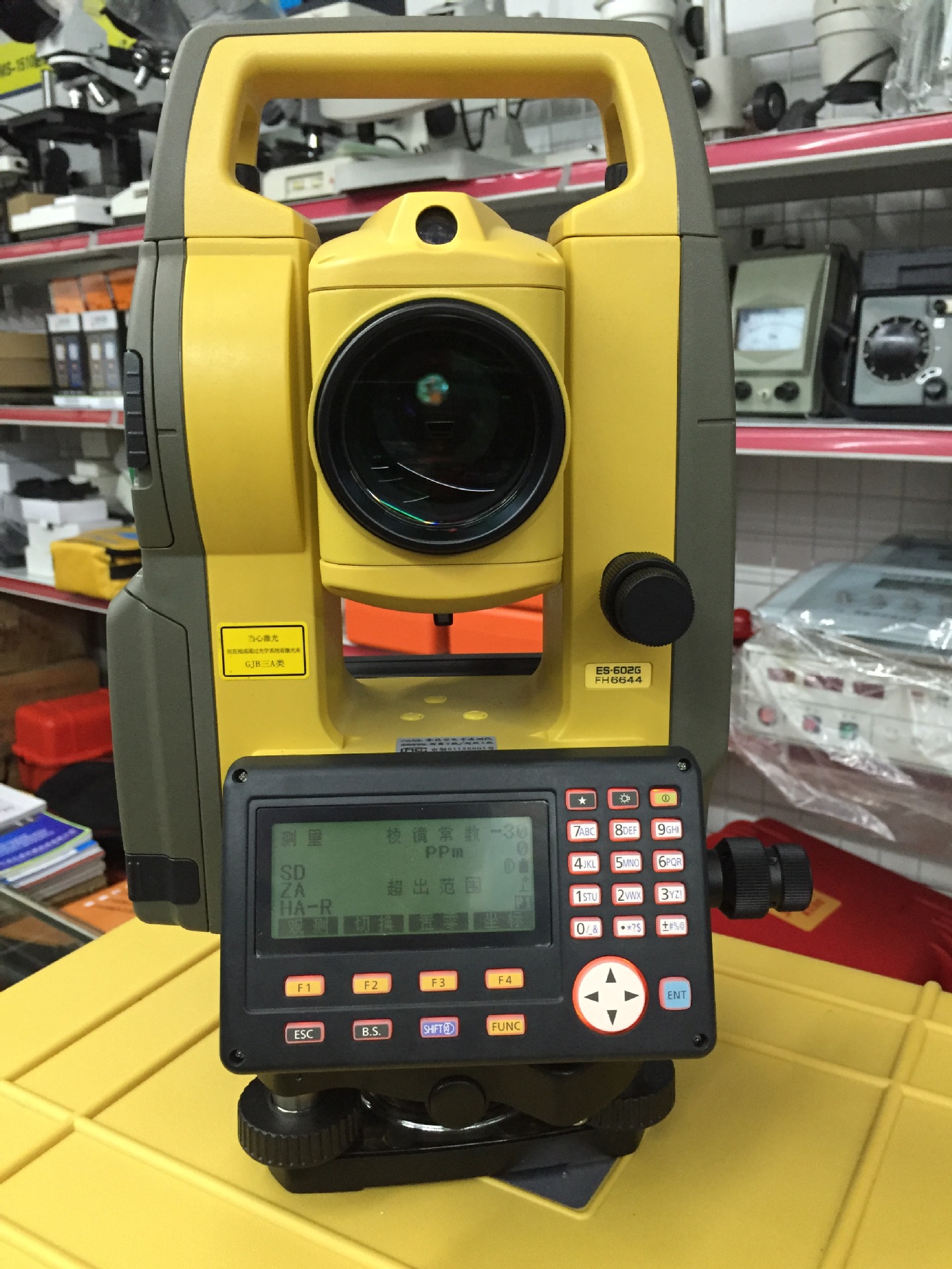 拓普康全站仪ES-602G-2秒 /GE-605G-5秒 免棱镜 电子水泡