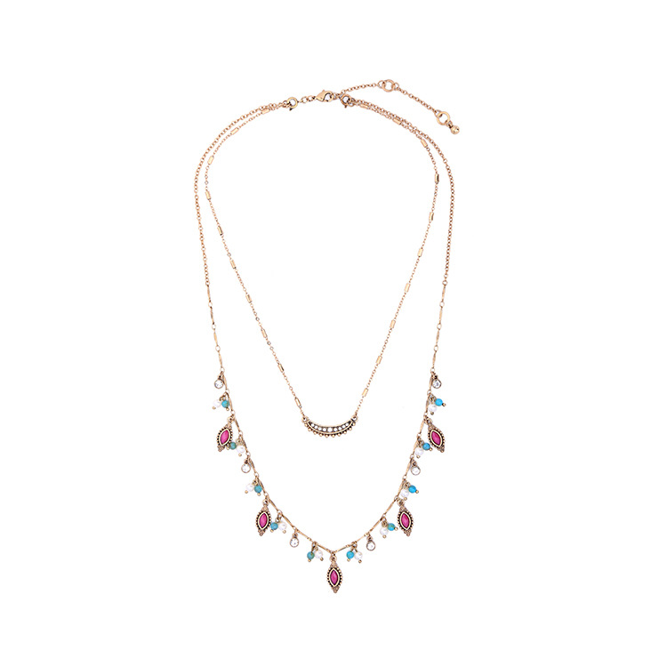 Occident and the United States alloy Diamond necklace NHQD0437
