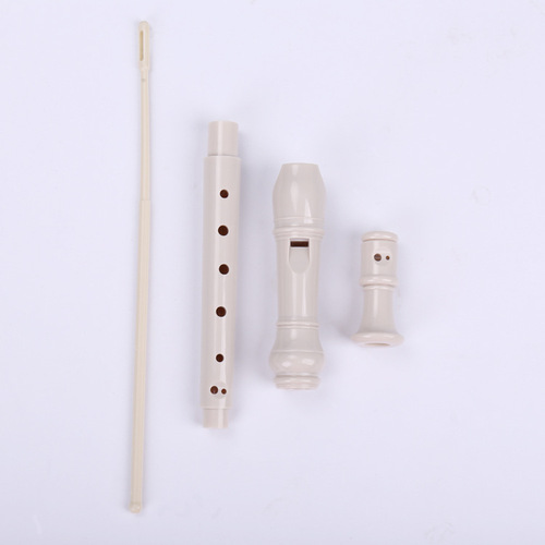 Chinese Dizi oriental traditional Musical Instrument8 students children ABS eight Kong Deshi soprano white bamboo flute clarinet