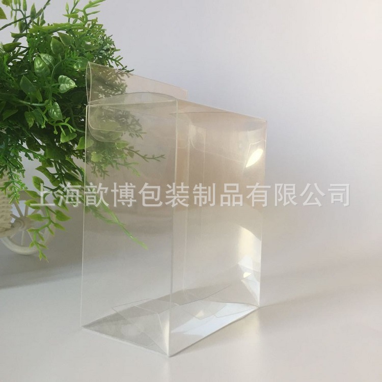 定制PET35丝环保胶盒 自扣抵 带圆孔 牢固 高透灯泡包装盒