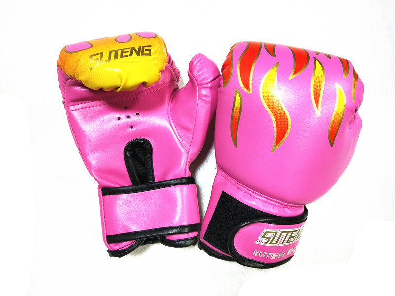 Colorful Flame Kids Gloves - Pink