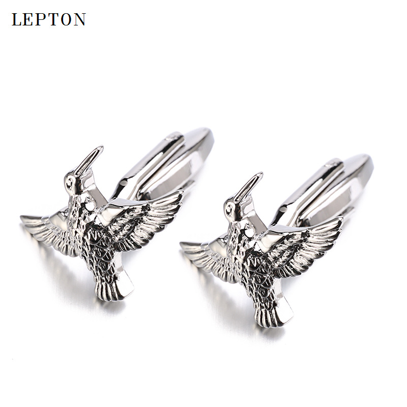Quality French Cufflinks Bird Cufflinks Fun Cufflinks Men's Shirts Animal Series Business Gifts Spot Wholesale