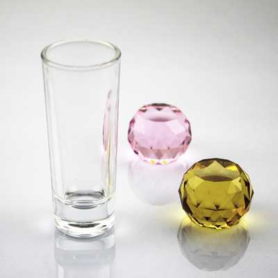 玻璃酒杯 小白酒杯 小烈酒杯 四色酒杯 小直筒酒杯 机压|ru