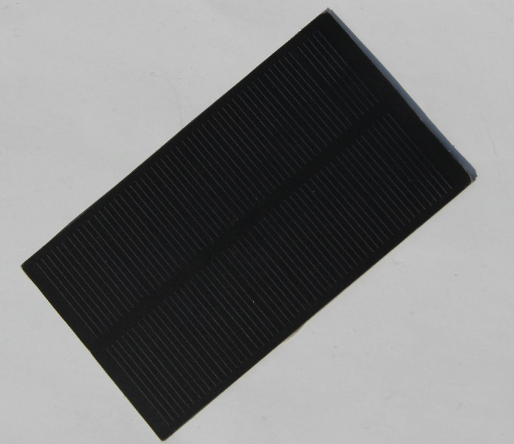 107x61x2mm玩具专用太阳能电池片 太阳能组件 1W5V 多晶太阳能板