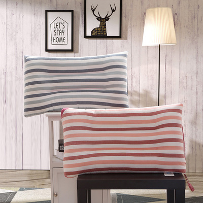 全棉可水洗枕头 羽丝绒 全棉枕芯 可水洗酒店单人枕芯高弹颈椎枕