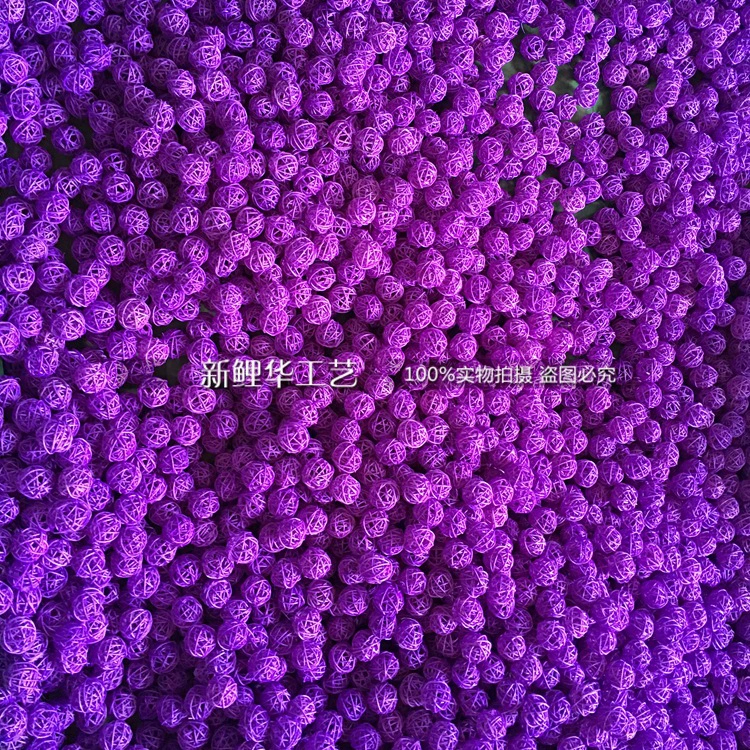 Новый Li Hua Craft 3 см цветной шар из ротанга белый шар из ротанга оптовые поставки цветного шара детский сад бар декоративный шар