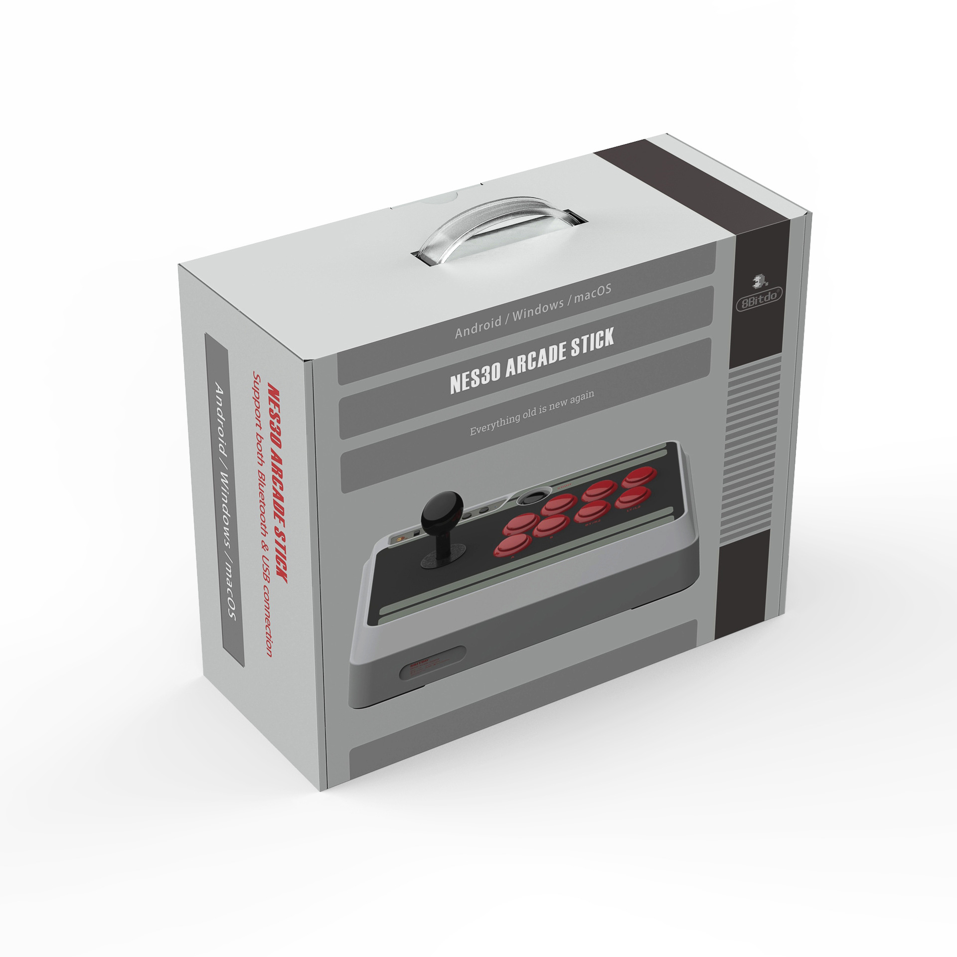 8Bitdo NES30 Arcade Stick 10