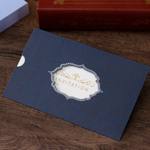 Manufacturer's direct sales Business invitation letter Meeting invitation card Birthday greeting card Customized card Creative invitation